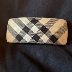 Authentic Burberry fabric hair clips